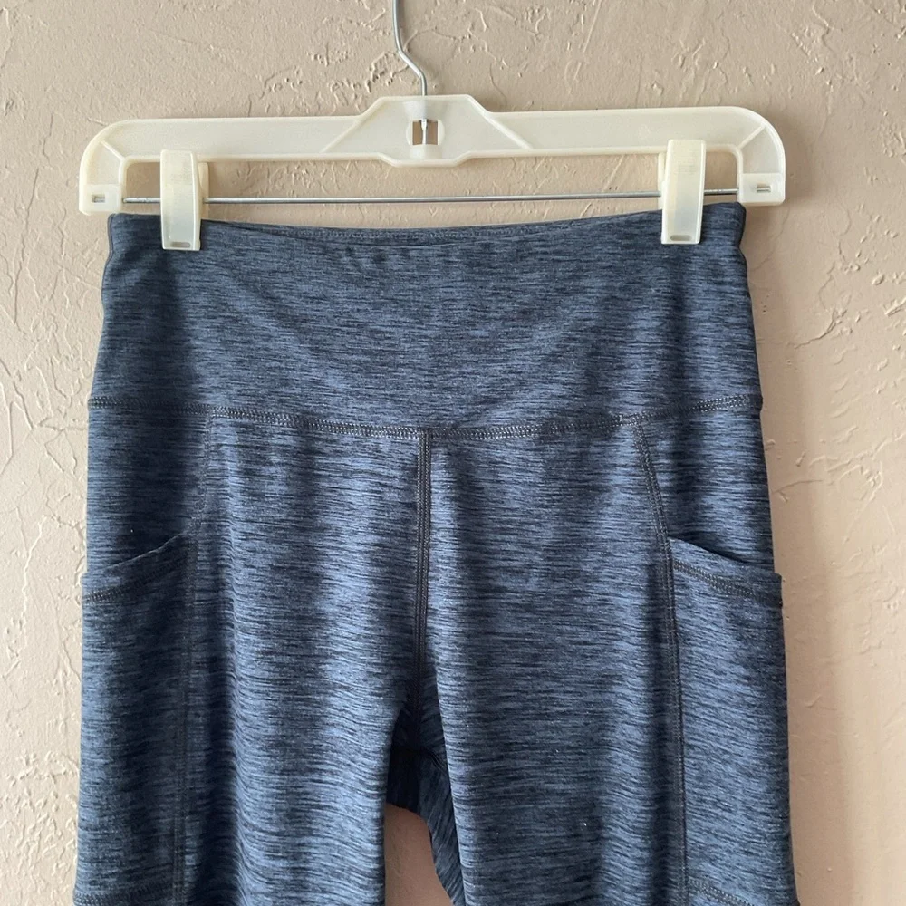 Maurices Blue Leggings with pockets - Picture 3 of 8